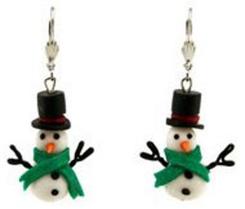 christmas bead earrings to make