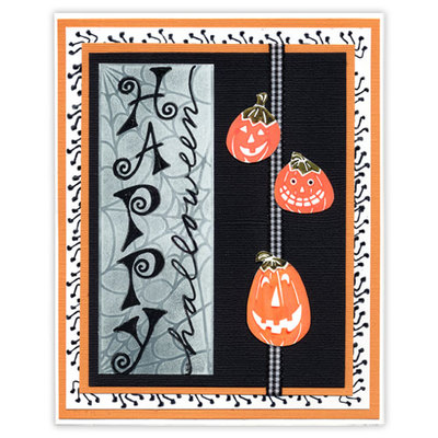 Happy Halloween Pumpkin Card