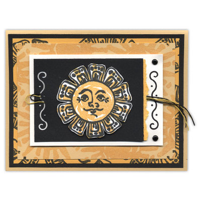 Sun and Moon Stamped Cards