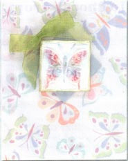Vellum Butterfly Card