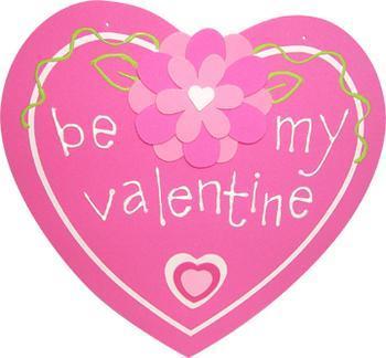 Be My Valentine Foam Heart