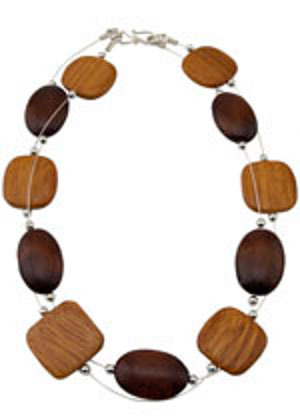 Modern Art Two Strand Necklace
