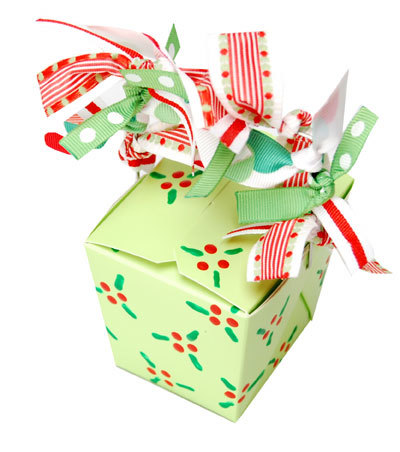 Holly Berry Christmas Gift Box