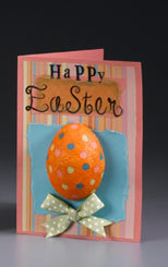 Bright and Colorful Easter Egg Card