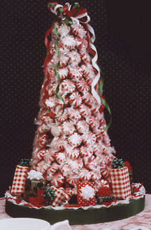 Peppermint Sweets Christmas Tree