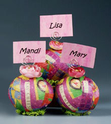 Colorful Easter Placecard Holders