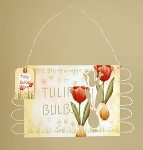 Spring Tulips Sign