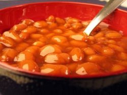 BBQ Beans With Apple