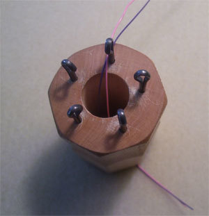 How to Knit Beading Wire on a Spool