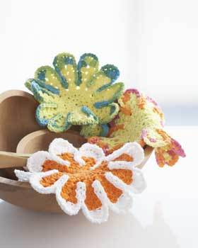 Flower Dish Cloths Flower Dish Cloths