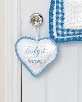 Heart Baby Room Sign