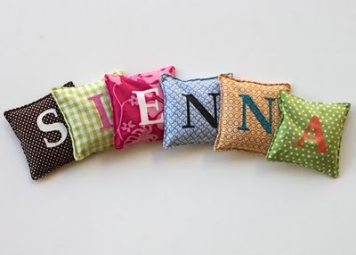 Lettered Beanbags