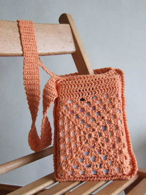 Cute Crochet Book Bag