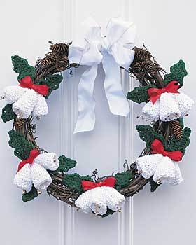 Christmas Bells Crochet Wreath