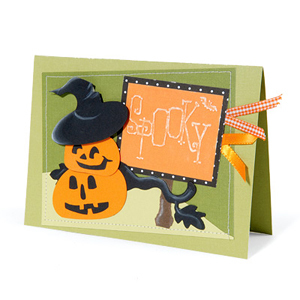 Spooky Pumpkins Card