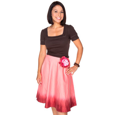 Pink Berries Tie Dye Skirt Pink Berries Tie Dye Skirt