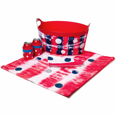 Patriotic Tie Dye Picnic Set Patriotic Tie Dye Picnic Set