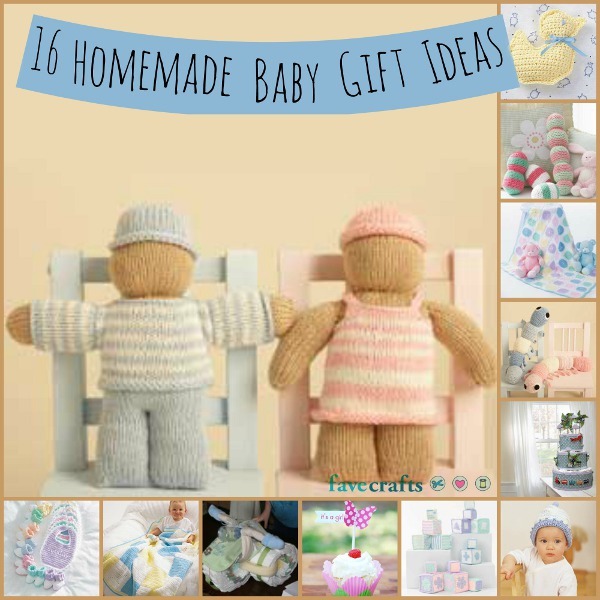 Baby homemade gift gifts crochet table shower favecrafts 16 Homemade Baby Gift Ideas | FaveCrafts.com