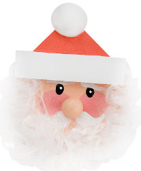 Bearded Santa Jar Lid Bearded Santa Jar Lid