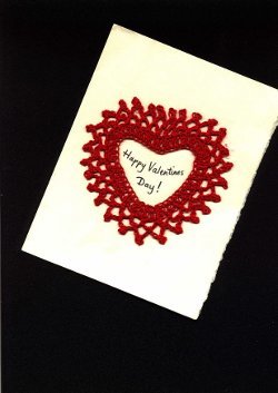 Crochet Valentine Card