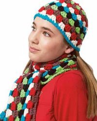 Beginner Crochet Hat and Scarf Set
