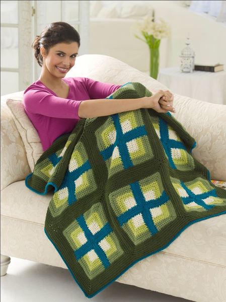 Picturesque Windows Afghan Picturesque Windows Afghan