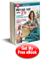 "Wrap up With 25 Afghan Patterns from Red Heart Yarn" eBook