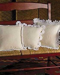 Crochet Pillow Edgings