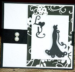 Black and White Love Card