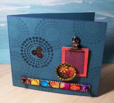 3 D Card with Filmstrip Ribbon
