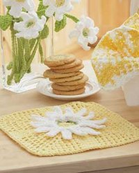 A Daisy Dishcloth