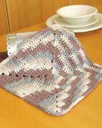 An Easy Ombre Dishcloth