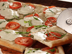 Fresh Mozzarella Tomato Pizza Fresh Mozzarella Tomato Pizza