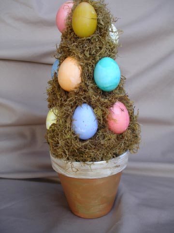 Easter Egg Moss Topiary