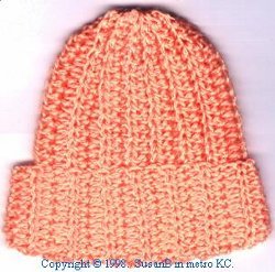 Half Double Crochet Preemie Baby Cap