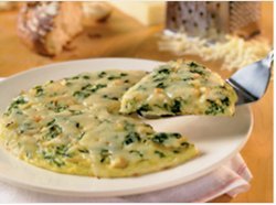 Caramelized Onion and Spinach Frittata with Cabot Reduced Fat Cheddar