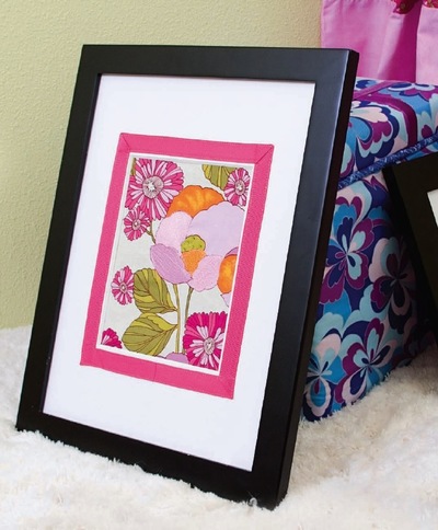 Framed Fabric Painting