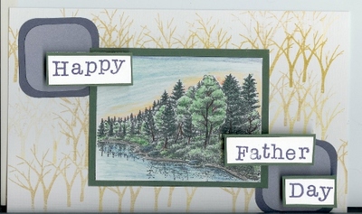 Father's Day Forest Card