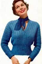 Crocheted Slipon Sweater