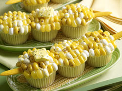 Corn on the Cob Cupcakes Corn on the Cob Cupcakes