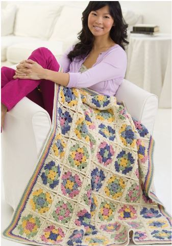 Versatile Flower Granny Afghan