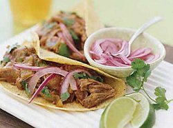 Ranchero Pork with Lime Marinated Onions