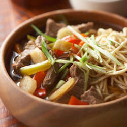 Teriyaki Beef Noodle Soup
