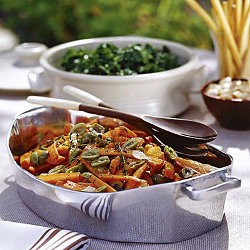 Glazed Carrots with Green Olives