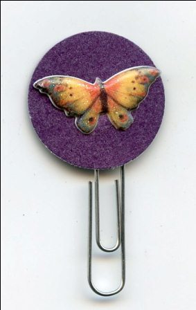 Fancy Butterfly and Flower Paper Clips