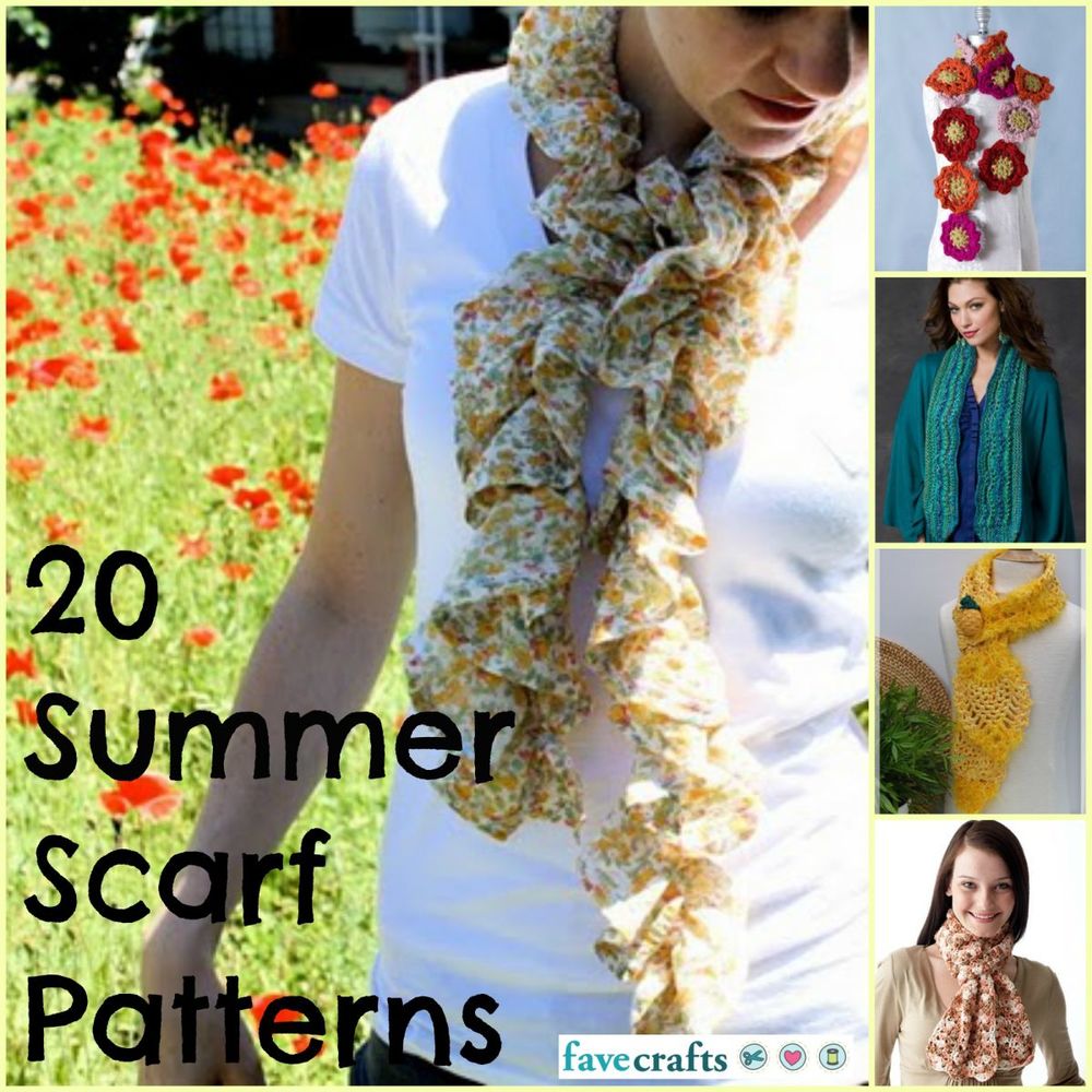 20 Summer Scarf Patterns