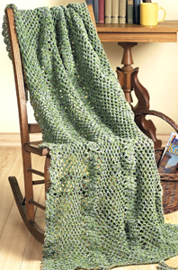 Jewel Box Crochet Throw