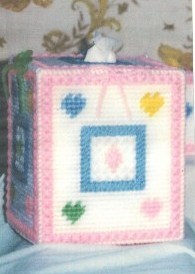 Pretty Pastel Tissue Box Cover