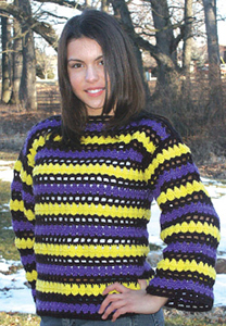 A Bright Sweater with Stripes