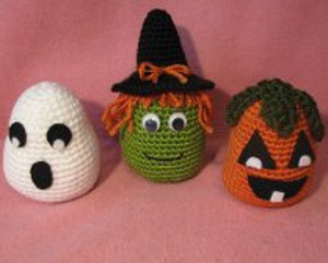 Crocheted Easy Halloween Trio